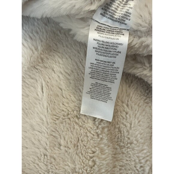 Primark Size 7-8 Girls Faux Fur Jacket Brown and Black Herringbone Style… - Picture 4 of 4